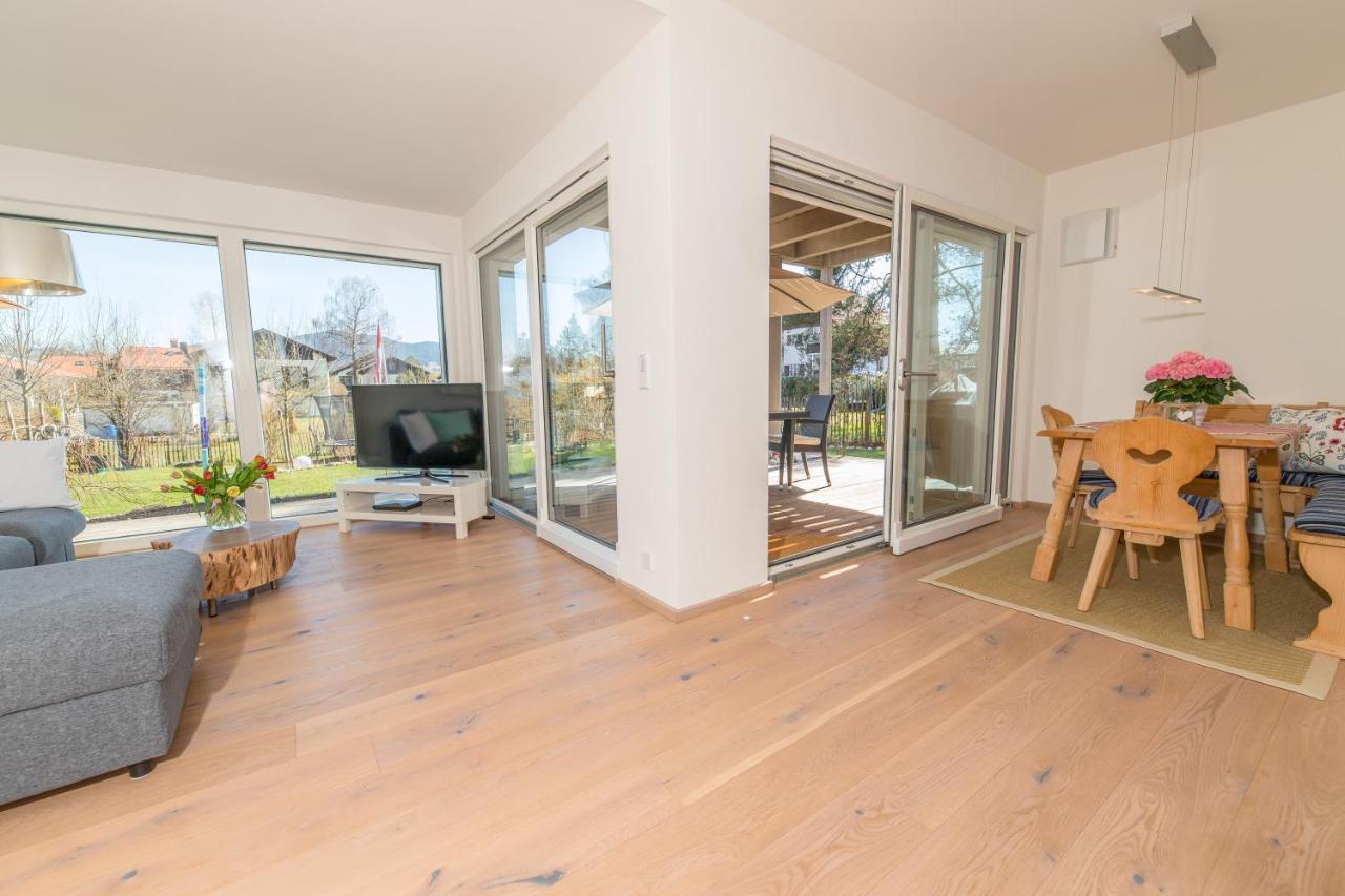 Helle Wohnung Mit Bergblick & Eigener Terrasse Bad Tölz Екстериор снимка